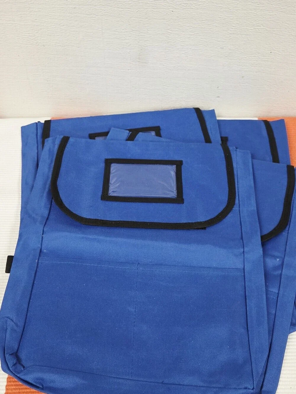 4pc set school chair organizer bags royal blue